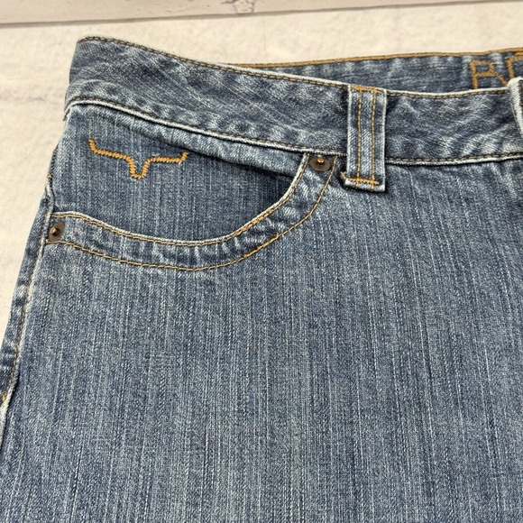 Kimes Ranch Womens Betty Bootcut Jeans 12/36 Medium Wash USA - Picture 14 of 16